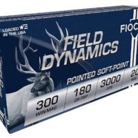 Fiocchi 300WMB Field Dynamics  300WinMag 180gr PSP Interlock BT 20 Per Box/10 Case