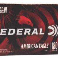 Federal AE40R100 American Eagle Handgun 40S&W 180gr Full Metal Jacket 100 Per Box/5 Case