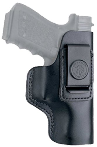 DeSantis Gunhide 031BA85Z0 Insider IWB Black Leather Belt Clip Fits 1911 4-5" Barrel Right Hand