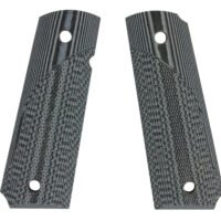Pachmayr 61001 Tactical Grip Checkered Black & Gray G10 Panels for 1911
