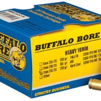 Buffalo Bore Ammunition 21C20 Outdoorsman Strictly Business 10mmAuto 220gr Hard Cast Flat Nose 20 Per Box/12 Case