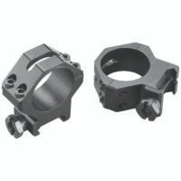 Weaver Mounts 48365 Four-Hole Skeleton Rings  Matte Black 30mm Medium