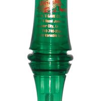 Haydel's Game Calls VR00 "Redleg" Mallard Variable Tone Open Call Double Reed Mallard Sounds Attracts Ducks Green Plastic
