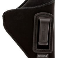 Bulldog DIP224 Deluxe  IWB Black Suede Like Belt Clip Fits S&W J Frame/Taurus 85/2-2.50" Barrel Right Hand