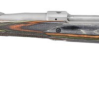 Ruger 47124 Hawkeye Guide Gun 375 Ruger 3+1 20" Matte Stainless Threaded Barrel, Matte Stainless Stainless Steel Receiver w/Integral Scope Mount, Green Mountain Adj LOP Laminate Stock, Left Hand