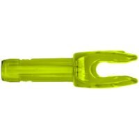 Easton 4mm MicroLite Nocks Lemon Lime 12 pk.