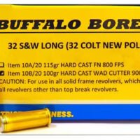 Buffalo Bore Ammunition 7C20 Personal Defense Strictly Business 454Casull 360gr Lead Wide Nose 20 Per Box/12 Case