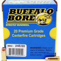 Buffalo Bore Ammunition 24E20 Personal Defense Strictly Business 9mmLuger +P 124gr Jacket Hollow Point 20 Per Box/12 Case