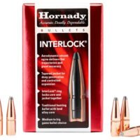 Hornady 3060 InterLock  30 Cal .308 170 gr Flat Point 100 Per Box/ 15 Case