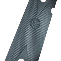 Hogue 45010 OverMolded Grip Panels Black Rubber for 1911 Government