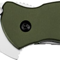 Kershaw 1620OL Scallion  2.40" Folding Drop Point Plain Bead Blasted 420HC SS Blade Olive Drab Anodized Aluminum Handle Includes Pocket Clip