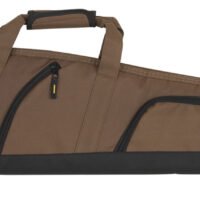 Allen 99546 Daytona Rifle Case Scoped Rifle Case 46" Mocha Brown Endura w/Black Trim, Accessory Pockets, Adjustable Sling & Easy Clean Lining
