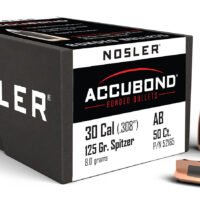 Nosler 52165 AccuBond  30Cal 125gr Spitzer Point 50/Box