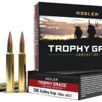 Nosler 60116 Trophy Grade Long-Range 280Ackley Improved 150gr Nosler Spitzer AccuBond Long Range 20 Per Box/10 Case