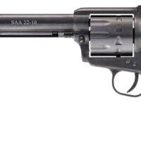 Chiappa Firearms CF340170 SAA 1873 Medium Frame 22 LR 10 Shot, 7.50" Blued Steel Barrel, Blued Steel Frame, Blued Cylinder, Black Plastic Grip, Exposed Hammer