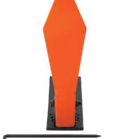 Champion Targets 44886 .22 Diamond Pop-Up Target Rimfire Rifles Orange Steel Diamond Standing Includes Ground Stakes