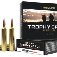 Nosler 60014 Trophy Grade  26Nosler 140gr Nosler AccuBond 20 Per Box/10 Case