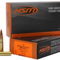 HSM 300BLK1N Match  300 Blackout 208 gr Hornady A Max 20 Per Box/ 25 Case