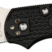 Spyderco BY10PBK2 Byrd Robin 2 Lightweight 2.43" Folding Drop Point Plain 8Cr13MoV SS Blade Black Bi-Directional Texturing FRN Handle Includes Pocket Clip