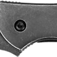 Kershaw 1660BLKW Leek  3" Folding Drop Point Plain Black DLC 14C28N Steel Blade Blackwash 410 Stainless Steel Handle Includes Pocket Clip