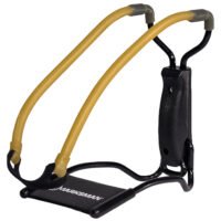 Marksman 3040 Marksman 3040 Folding Slingshot Yellow Classic Band Black Molded Handle