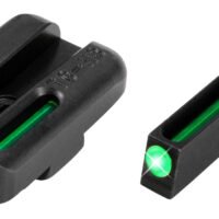 TruGlo TG131GT1A TFO Green/Tritium/Fiber Optic Front Sight-Green/Tritium/Fiber Optic Rear Sight Glock 42/43