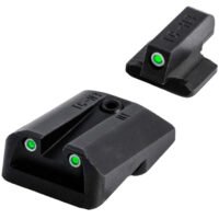 TruGlo TG231N1 Tritium  Black | Green Tritium Front Sight Green Tritium Rear Sight