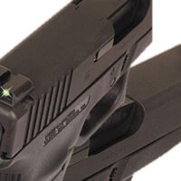 TruGlo TG231R2 Tritium  Black | Green Tritium Front Sight Green Tritium Rear Sight