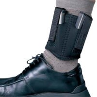 DeSantis Gunhide N81BJZZZ0 Ankle Double Mag Pouch Double Black Neoprene Ankle Compatible w/ 9mm Compatible w/ 40 Ambidextrous Hand