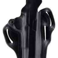 DeSantis Gunhide 001BAE1Z0 Thumb Break Scabbard OWB Black Leather Belt Slide Fits Glock 26 Fits Glock 33 Fits Glock 27 Right Hand