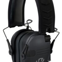 Walker's GWPRSEM Razor Slim Electronic Muff 23 dB Over the Head Black Polymer