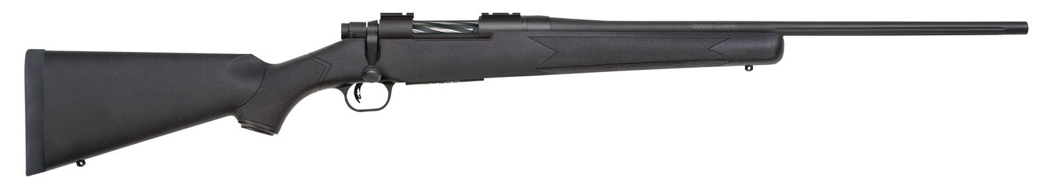 Mossberg 27864 Patriot 308 Win 5+1 22" Fluted Barrel w/Recessed Match Crown, Matte Blued Metal Finish, Spiral-Fluted Bolt, Synthetic Stock, Drop Box Magazine, Adjustable LBA Trigger