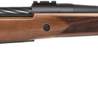 Mossberg 27882 Patriot  Full Size 270 Win 5+1 22" Matte Blued Fluted Barrel, Drilled & Tapped Matte Blued Stainless Steel Receiver, Walnut Fixed Stock, Right Hand