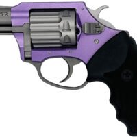 Charter Arms 52340 Pathfinder Lavender Lady Small Frame 22 WMR 8rd 2" Stainless Steel Barrel, Lavender Aluminum Frame, Stainless Cylinder, Black Finger Grooved Rubber Grip, Exposed Hammer