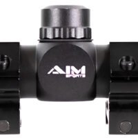 Aim Sports JTM432B Tactical Compact Black Anodized 4x 32mm 1" Tube Mil-Dot Reticle