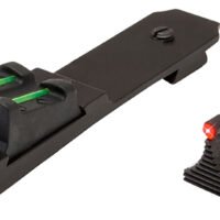 TruGlo TG109 Lever Action Rifle Sights  Black 0.343" Red Front, Green Rear Adjustable for Marlin 336
