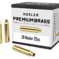 Nosler 10150 Premium Brass Unprimed Cases 28Nosler Rifle Brass 25/Box
