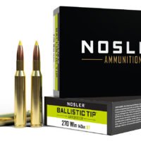 Nosler 40055 Ballistic Tip  270Win 140gr Spitzer Ballistic Tip 20 Per Box/10 Case