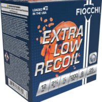 FIOCCHI LOW RECOIL 12GA 2.75" - 7/8OZ #8 1200FPS 250RD CASE