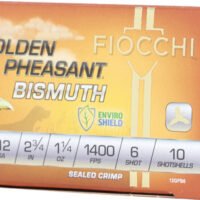 FIOCCHI GOLDEN PHEASANT 12GA - 2.75" 1-1/4OZ #6 10RD 10BX/CS