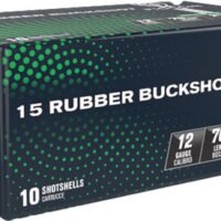 FIOCCHI RUBBER BUCK 12GA 2.75" - 15-PELLET 10RD 25BX/CS