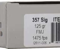 UNDERWOOD 357 SIG 125GR FMJ FN - 50RD 10BX/CS