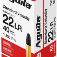 AGUILA STANDARD-VEL 22LR 40GR - LEAD-RN 2000RD CASE LOT