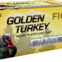 FIOCCHI GOLDEN TURKEY 20GA 3" - 1-1/4OZ #5 10RD 10BX/CS