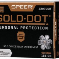 SPEER GOLD DOT 40 SW 165GR - GDHP 20RD 10BX/CS
