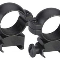 TRADITIONS RINGS 1" WEAVER - HIGH MATTE BLACK