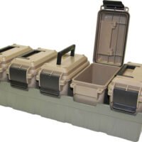 MTM 5-CAN AMMO CRATE MINI W/5 - AC15 MINI AMMO CANS GRN/DK ERT