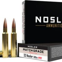 NOSLER MATCH GRADE 33 NOSLER - 300GR CUSTOM HPBT 20RD 10BX/C