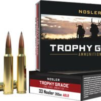 NOSLER TROPHY GRADE LR 33 - NOSLER 265GR ABLR 20RD 10BX/C
