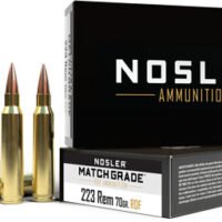 NOSLER MATCH GRADE 223 REM - 70GR RDF HPBT 20RD 20BX/CS